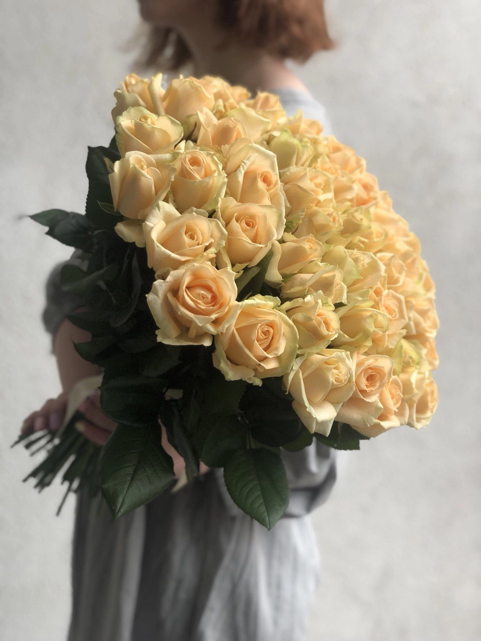 Картинка Букет из 35 роз "Гималаи" 60 см Картинка Букет из 35 роз "Гималаи" 60 см