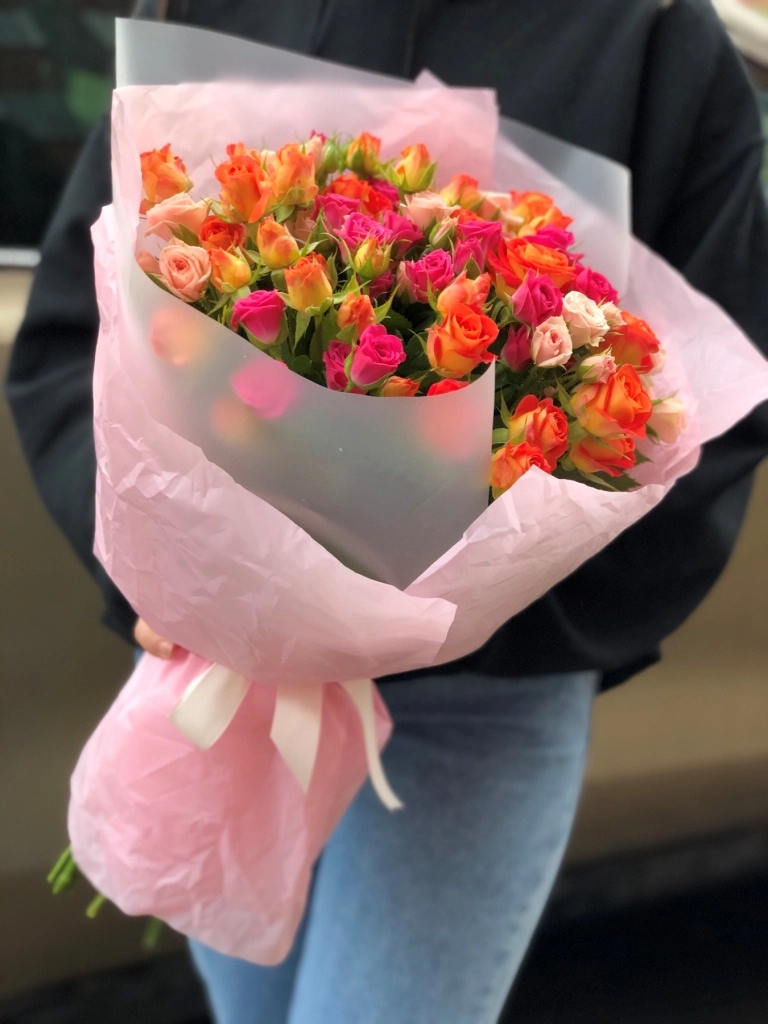 Картинка Букет из 23 роз "Казанова" 40 см