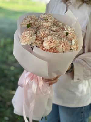 Картинка Букет из 27 гвоздик "Фантазия"