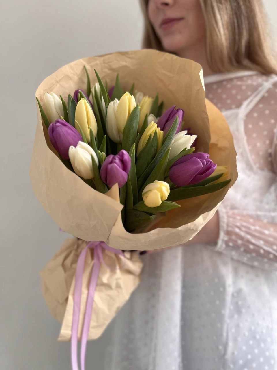 Картинка Букет из 21 тюльпана "Токио"