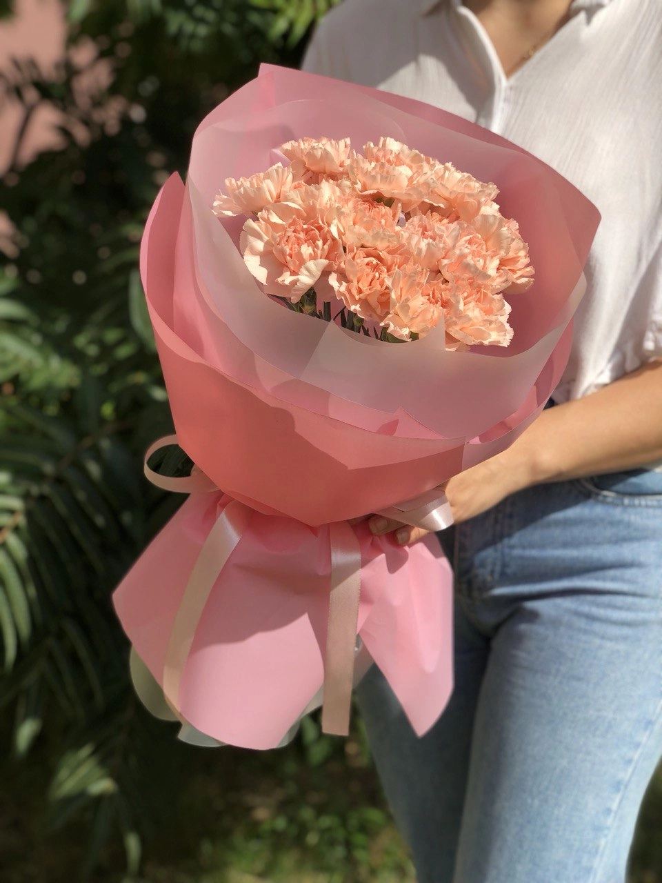 Картинка Букет из 23 гвоздик "Сияние" Картинка Букет из 23 гвоздик "Сияние"