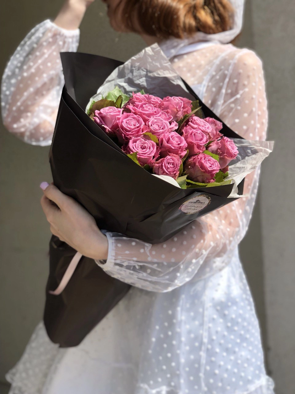 Картинка Букет из 17 роз "Амели" 40 см Картинка Букет из 17 роз "Амели" 40 см