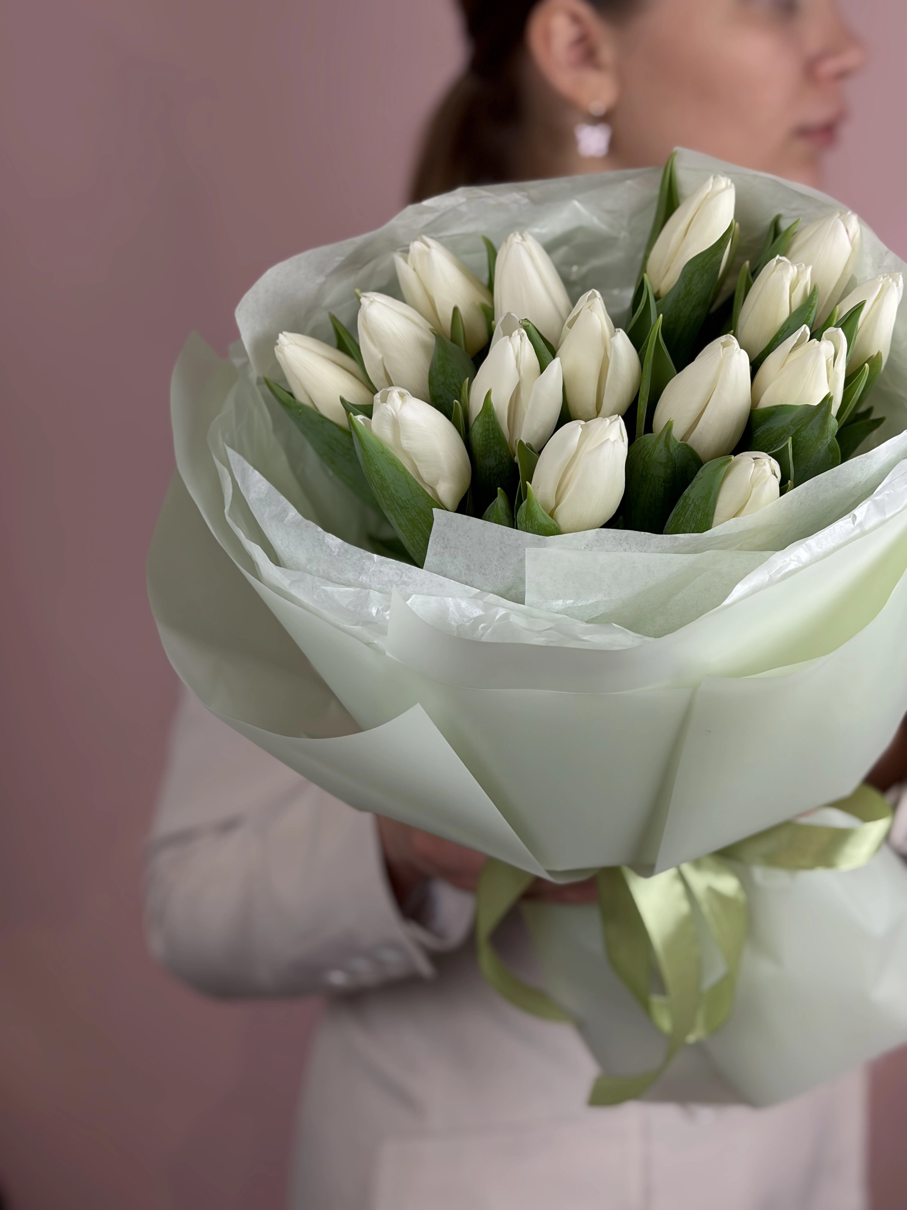 Картинка Букет из 15 тюльпанов "Дыхание Скандинавии"