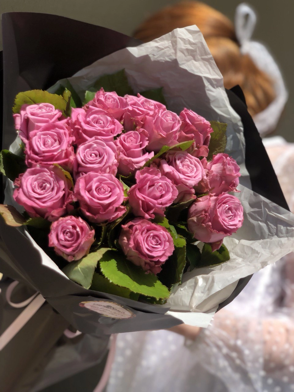 Картинка Букет из 17 роз "Амели" 40 см Картинка Букет из 17 роз "Амели" 40 см