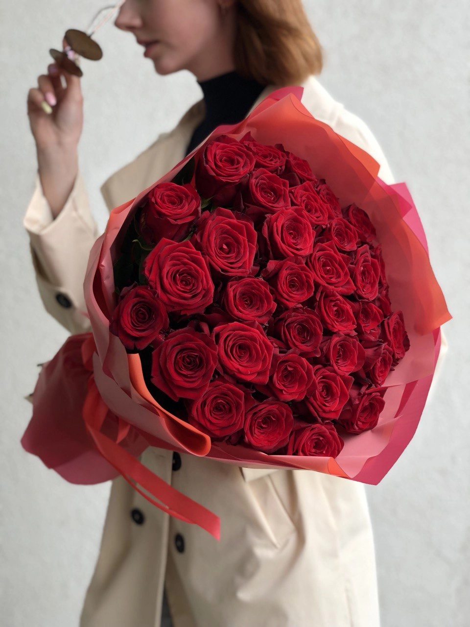 Картинка Букет из 31 розы "Романс" 50  см