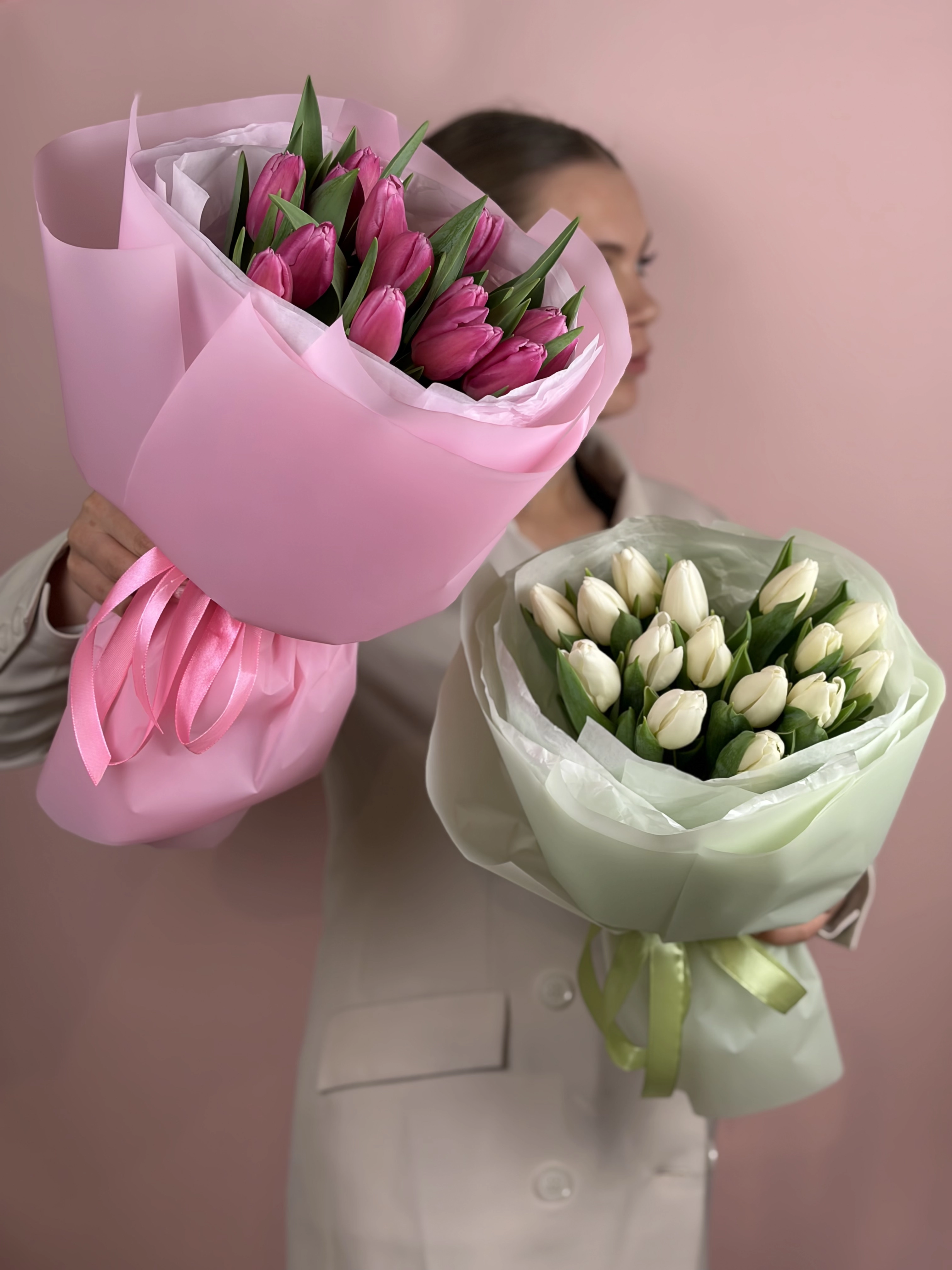 Картинка Букет из 15 тюльпанов "Дыхание Скандинавии"