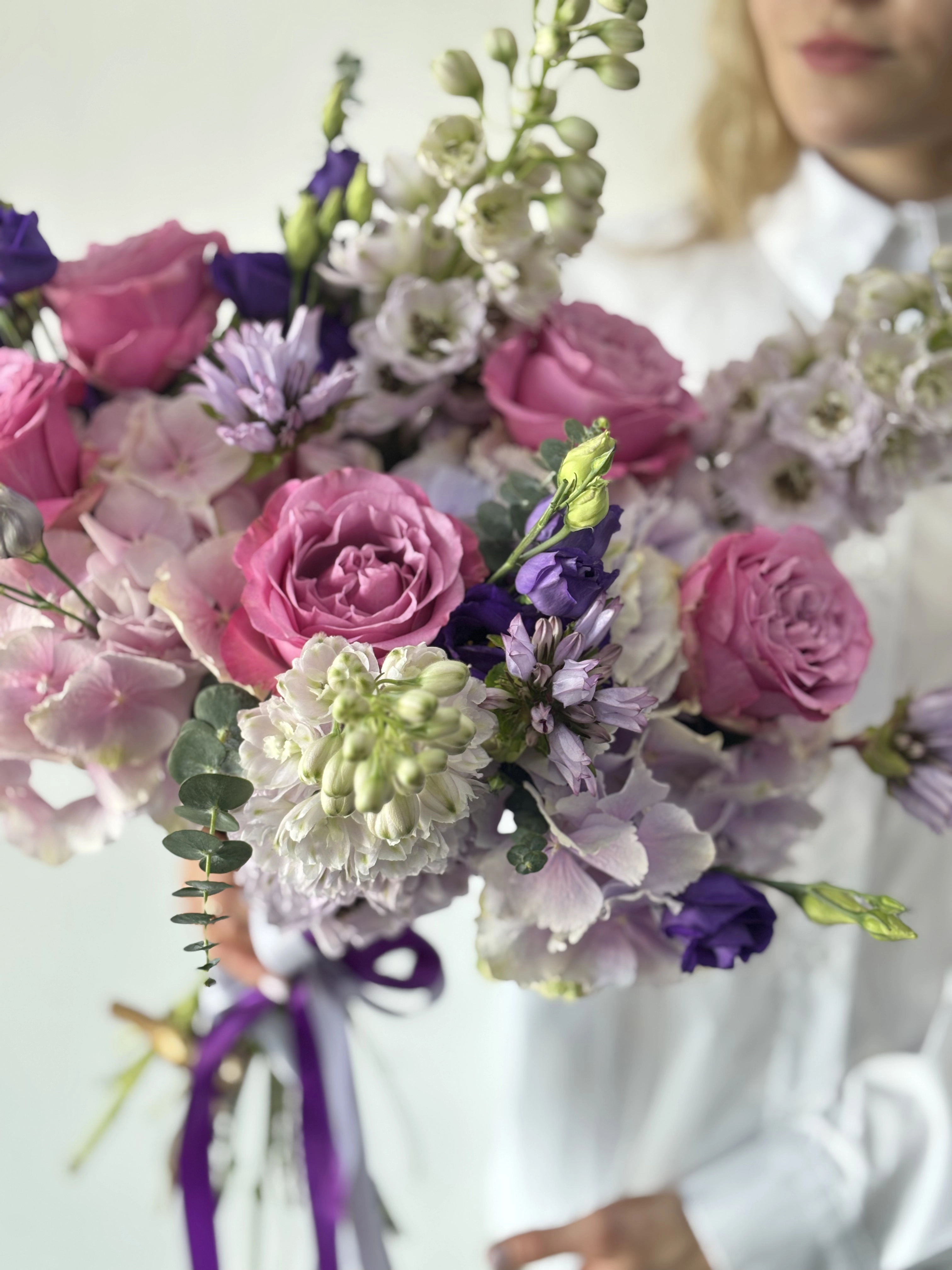 Картинка Букет "Сиреневый закат"