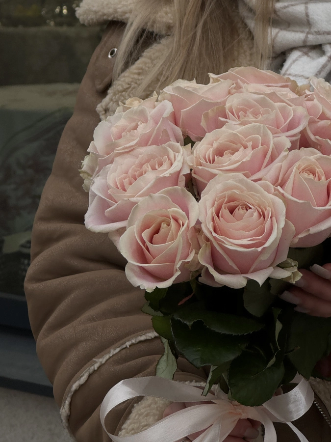 Картинка Букет "Ванильный вечер" из 15 роз 40 см Картинка Букет "Ванильный вечер" из 15 роз 40 см