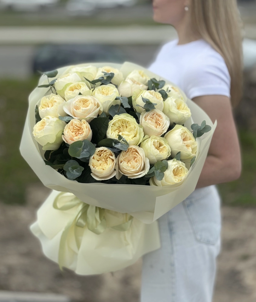 Букет из 21 розы Присцилла