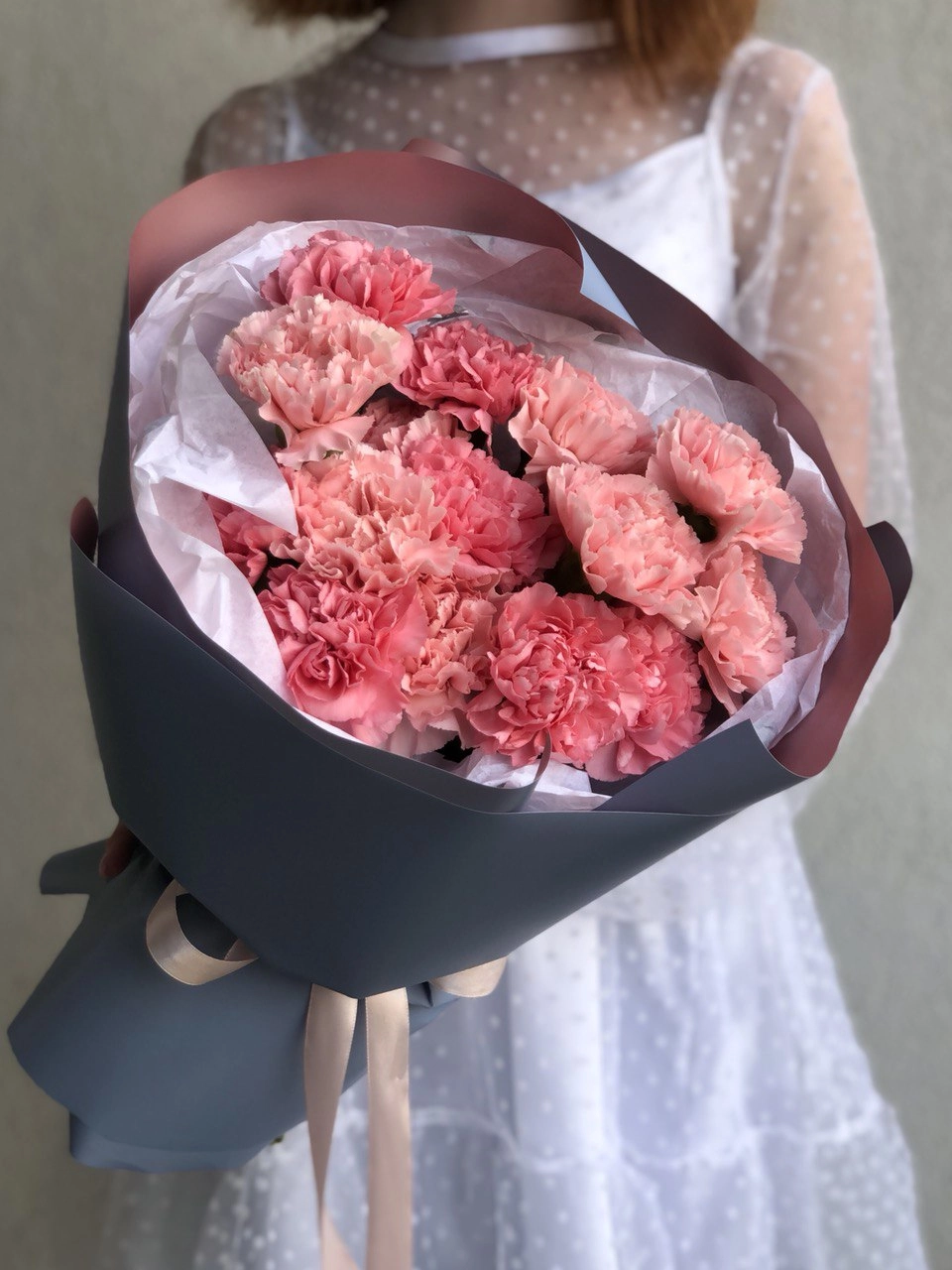 Картинка Букет из 25 гвоздик "Вдох" Картинка Букет из 25 гвоздик "Вдох"