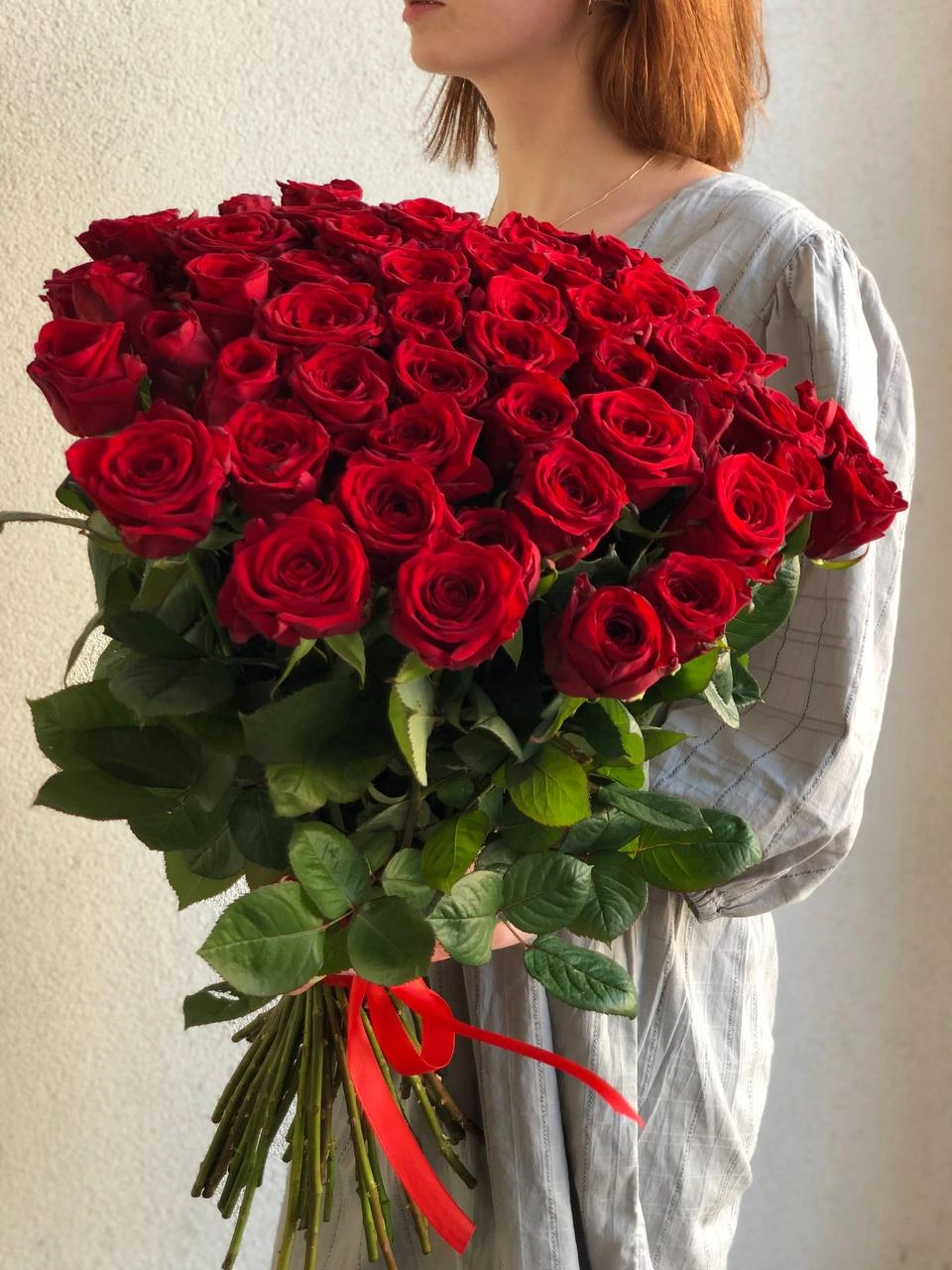 Картинка Букет из 51 розы "Для моей любимой" 50 см Картинка Букет из 51 розы "Для моей любимой" 50 см