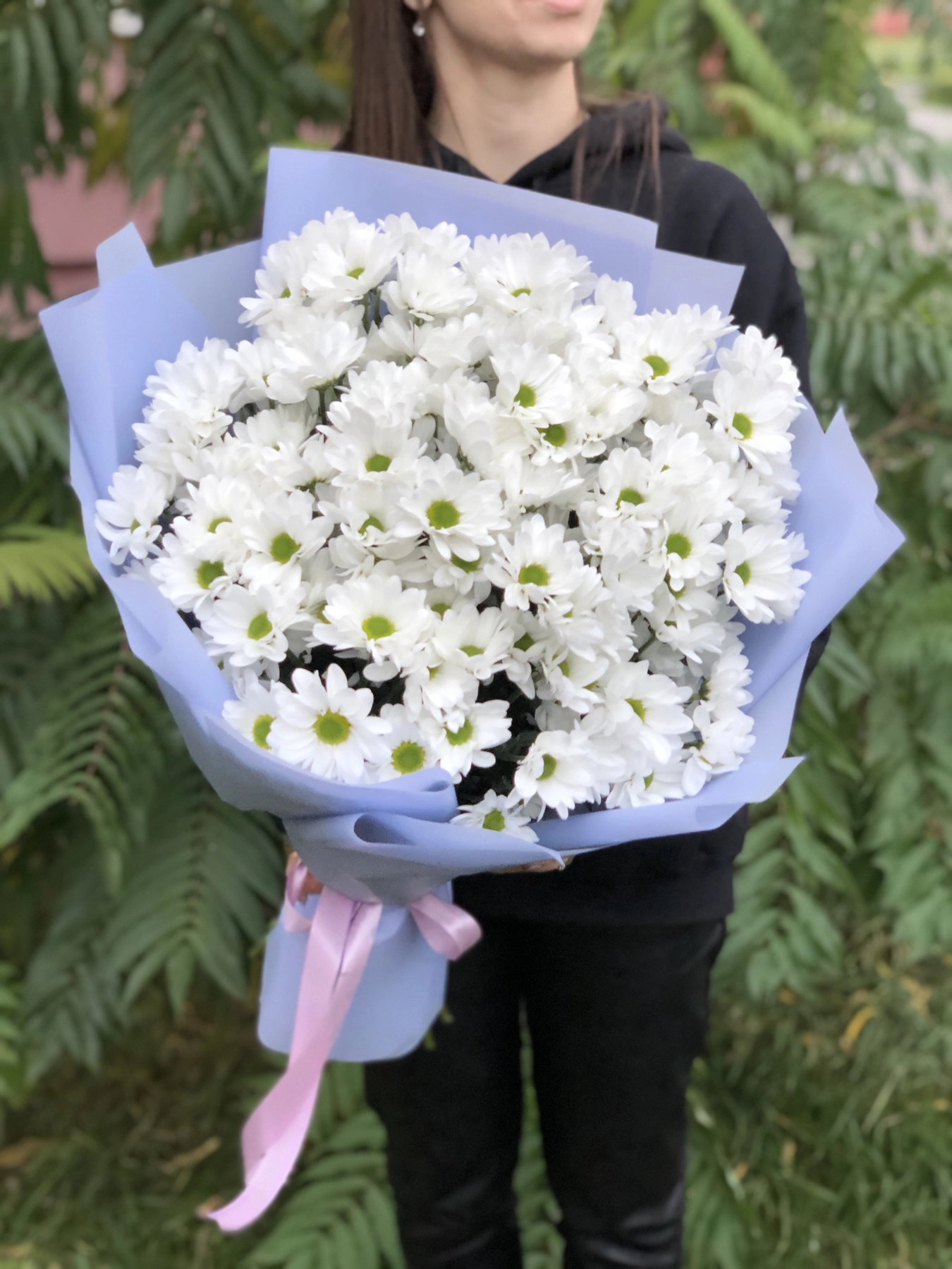 Картинка Букет "Вента" из 17 хризантем