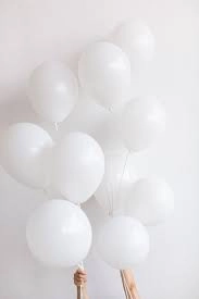 Картинка Воздушный латексный шар Белый