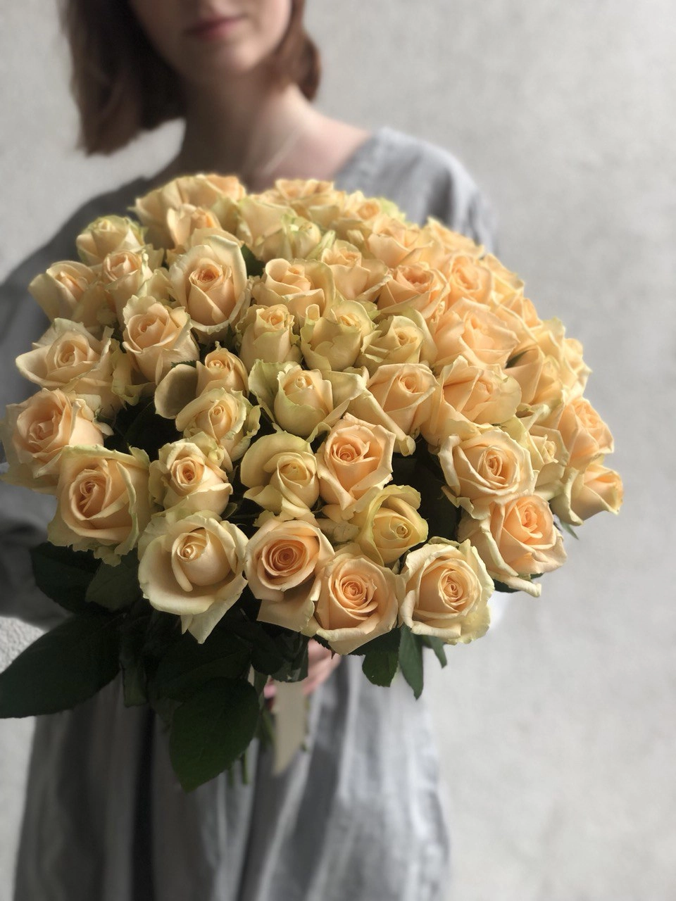 Картинка Букет из 35 роз "Гималаи" 60 см Картинка Букет из 35 роз "Гималаи" 60 см