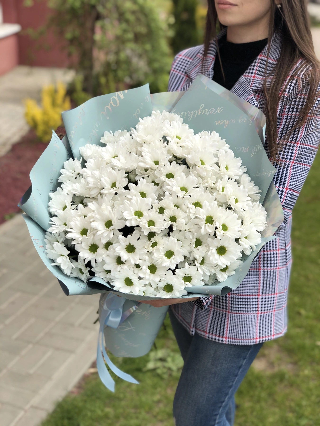 Картинка Букет "Арно" из 13 хризантем Картинка Букет "Арно" из 13 хризантем