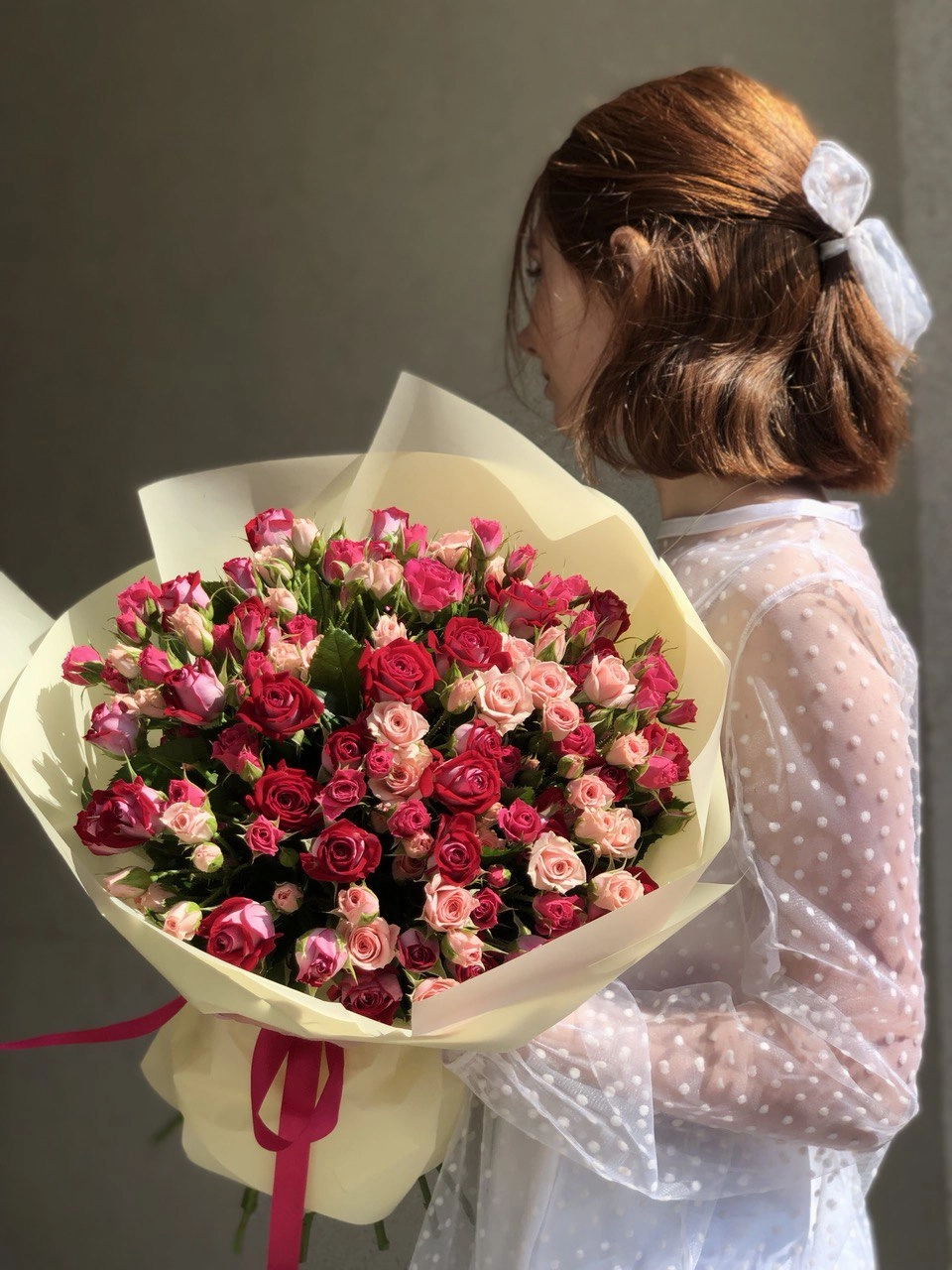 Картинка Букет из 33 роз "Анна" 40 см