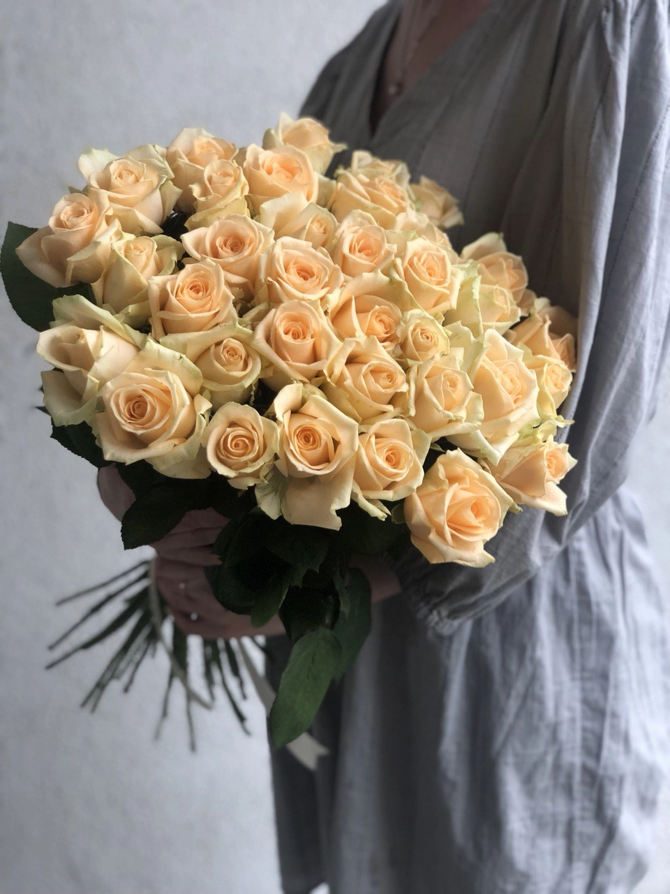 Картинка Букет из 35 роз "Гималаи" 60 см Картинка Букет из 35 роз "Гималаи" 60 см