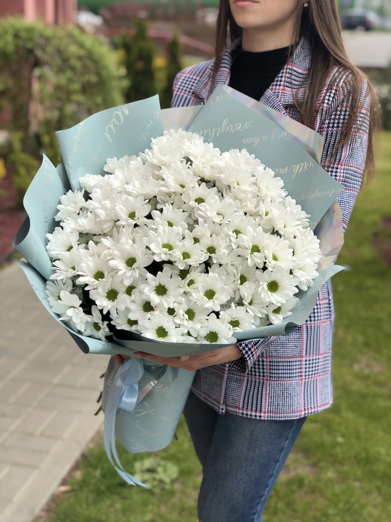 Картинка Букет "Арно" из 13 хризантем Картинка Букет "Арно" из 13 хризантем