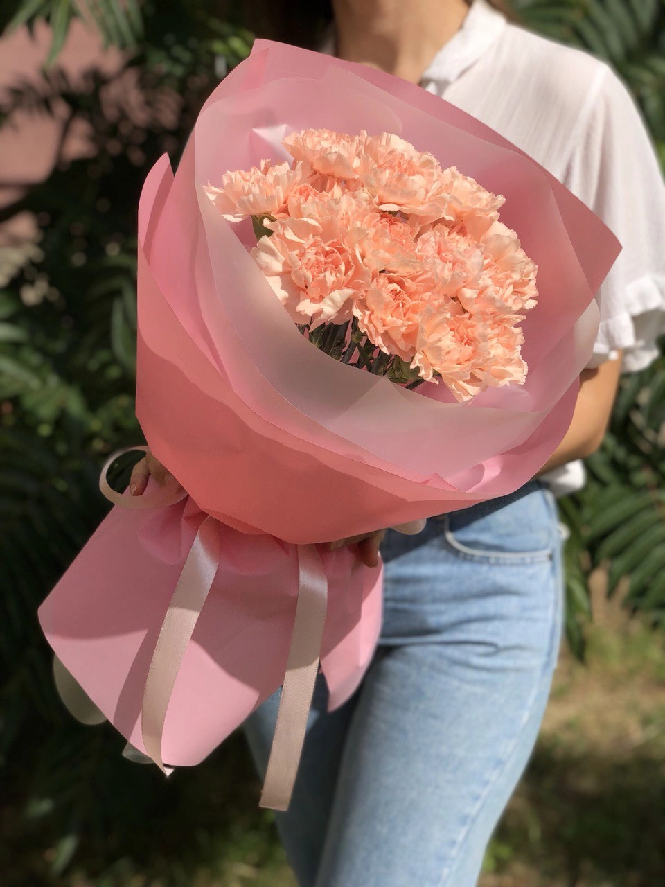 Картинка Букет из 23 гвоздик "Сияние" Картинка Букет из 23 гвоздик "Сияние"