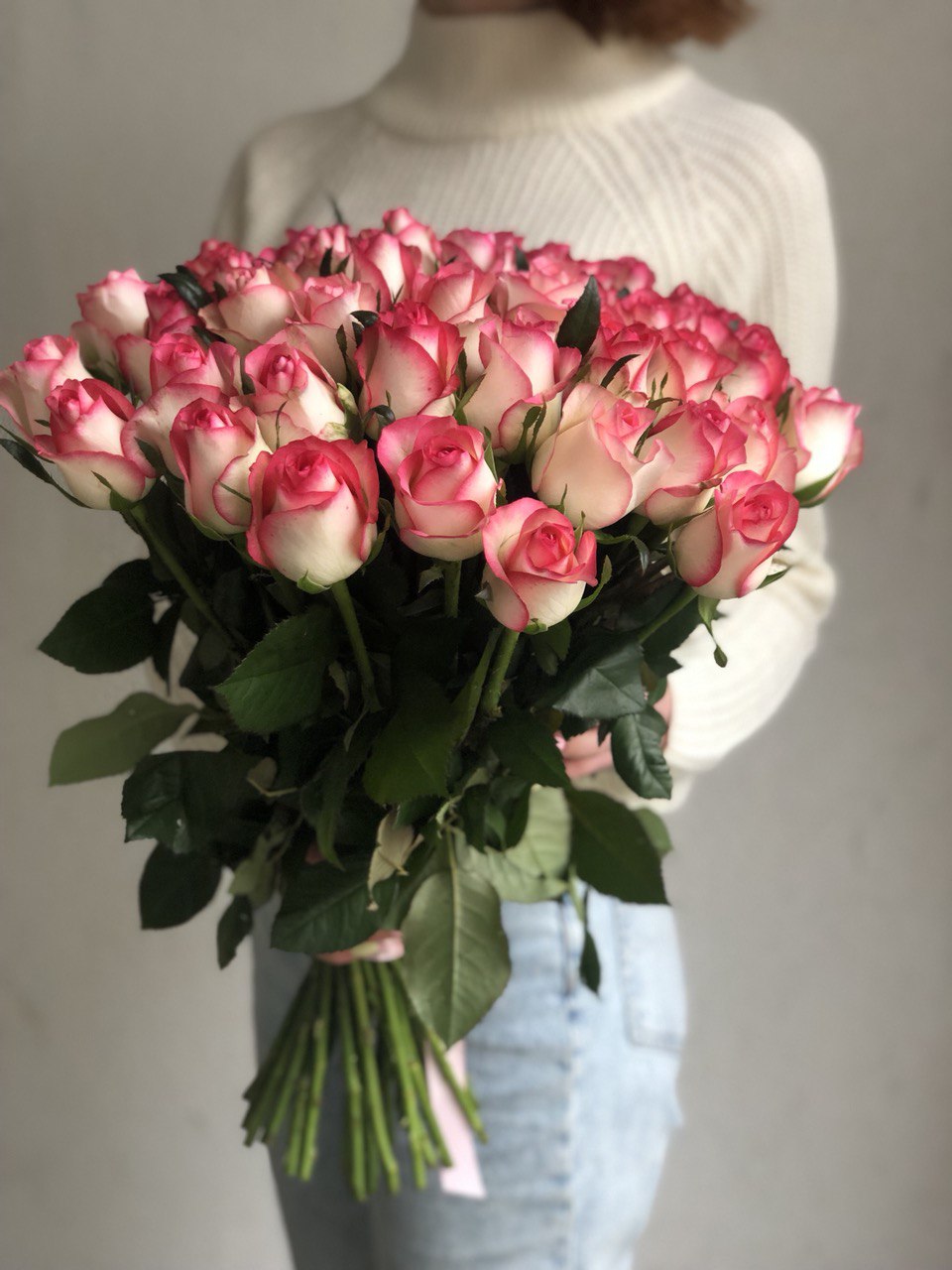 Картинка Букет из 51 розы Джумилия 80 см