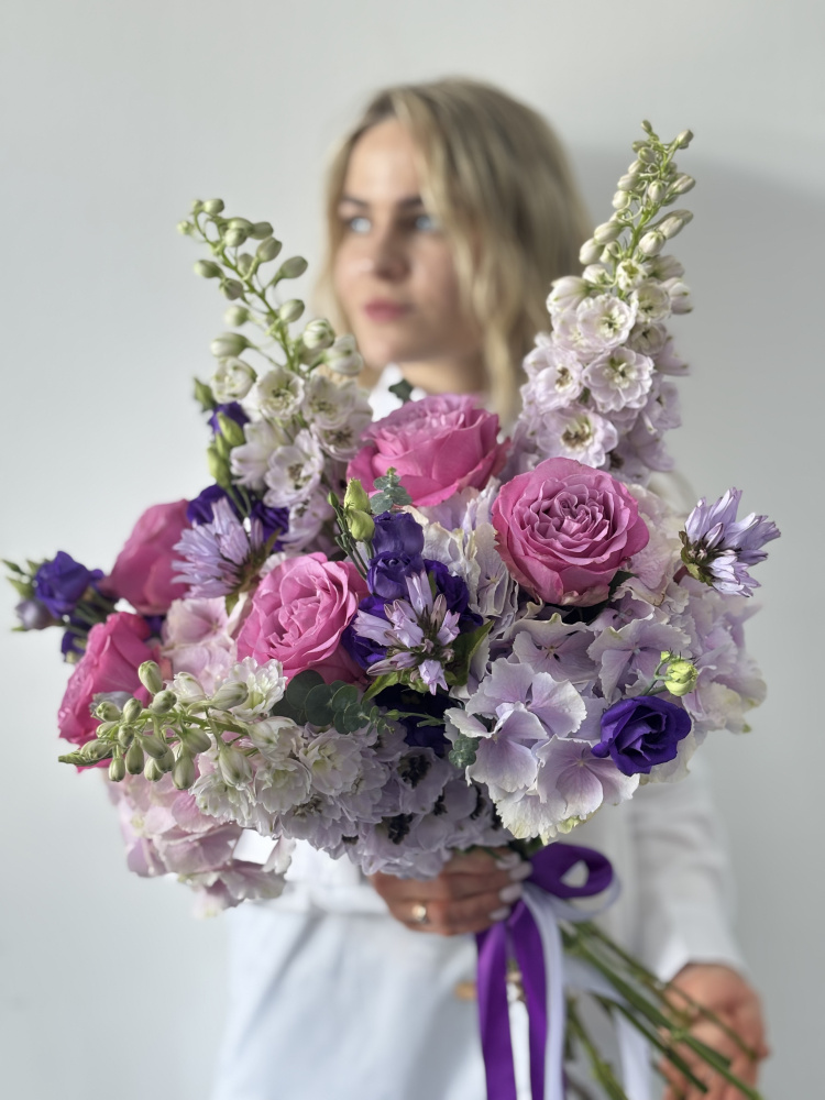 Картинка Букет "Сиреневый закат"