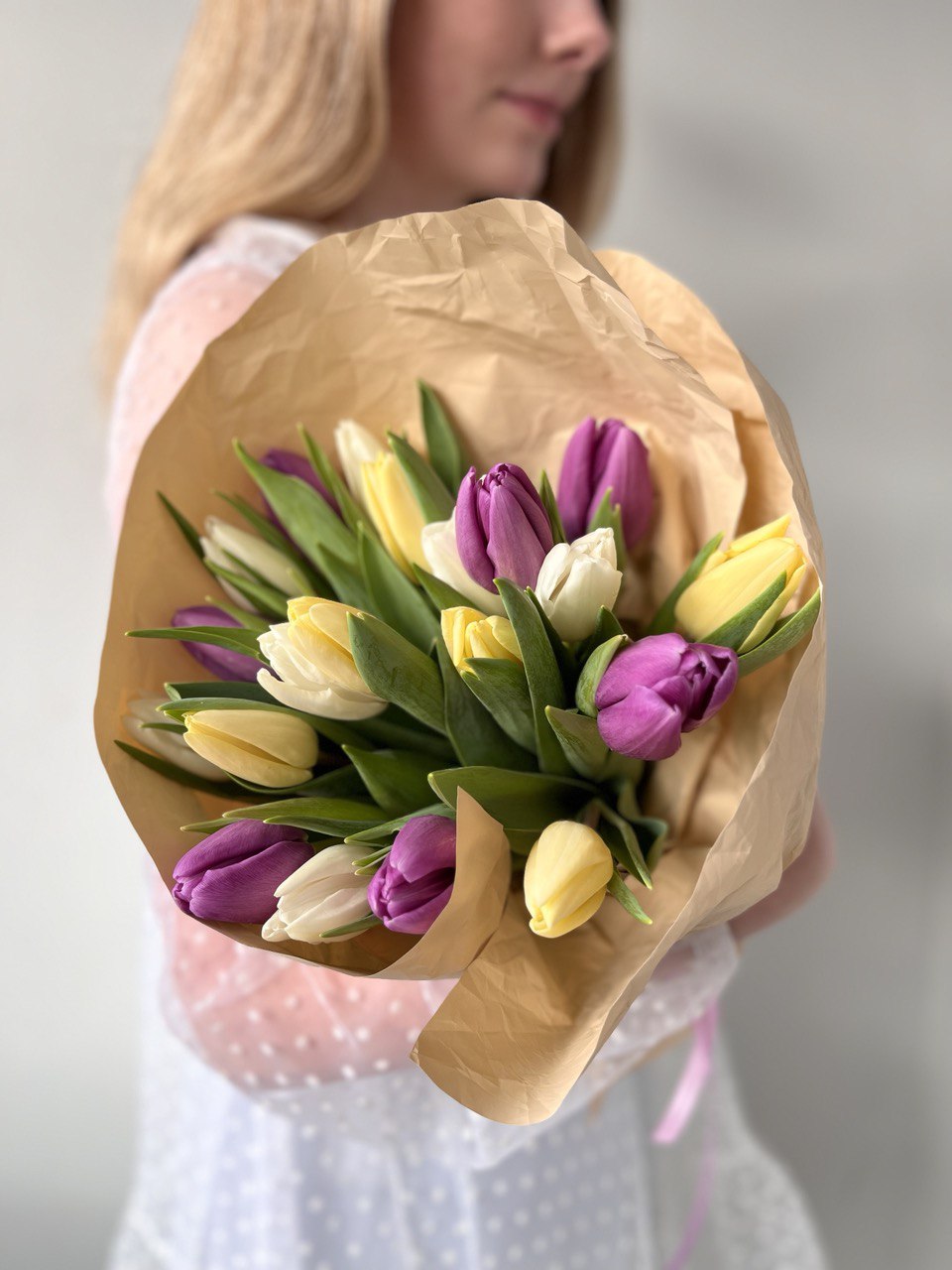 Картинка Букет из 21 тюльпана "Токио"